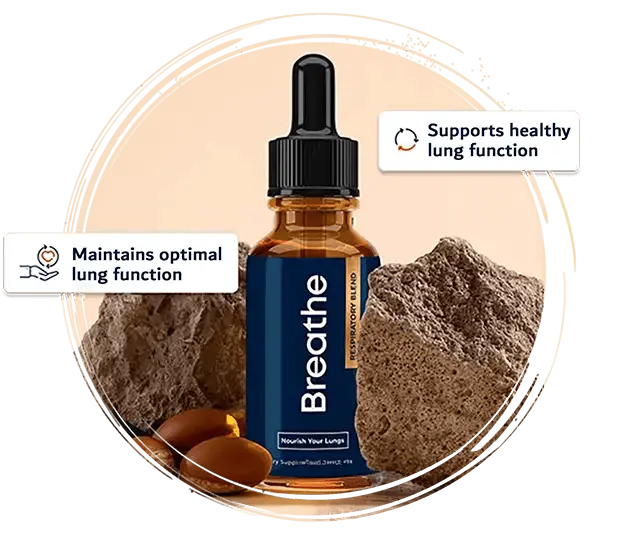 Breathe supplement bottle