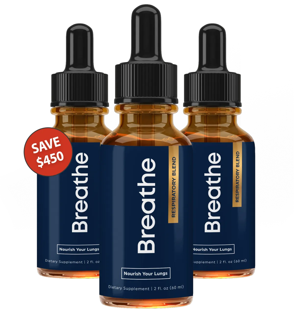 Breathe 3-bottle supplement pack