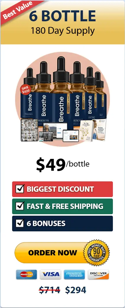 Breathe six bottles purchase option