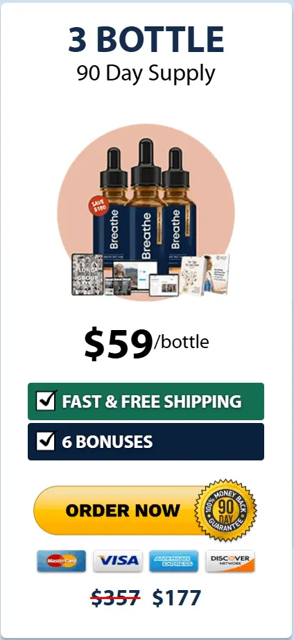 Breathe three bottles purchase option